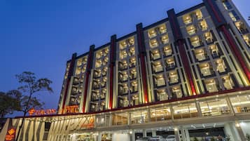 Front of property – evening/night