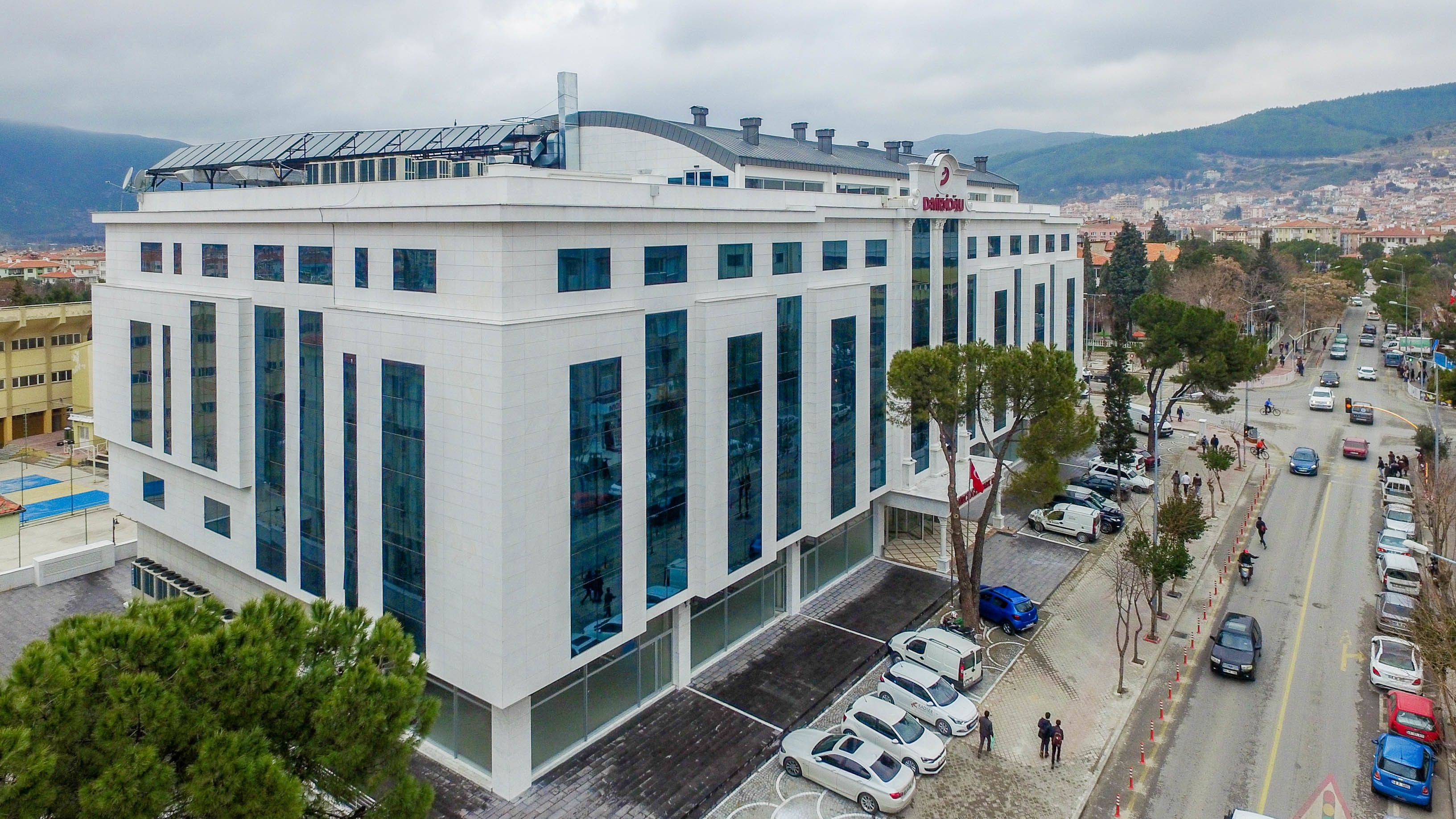 Blick von der Unterkunft