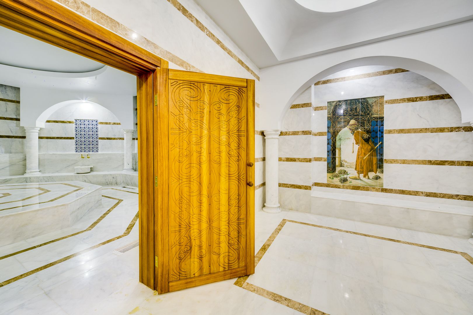 sauna, turkish bath/hammam