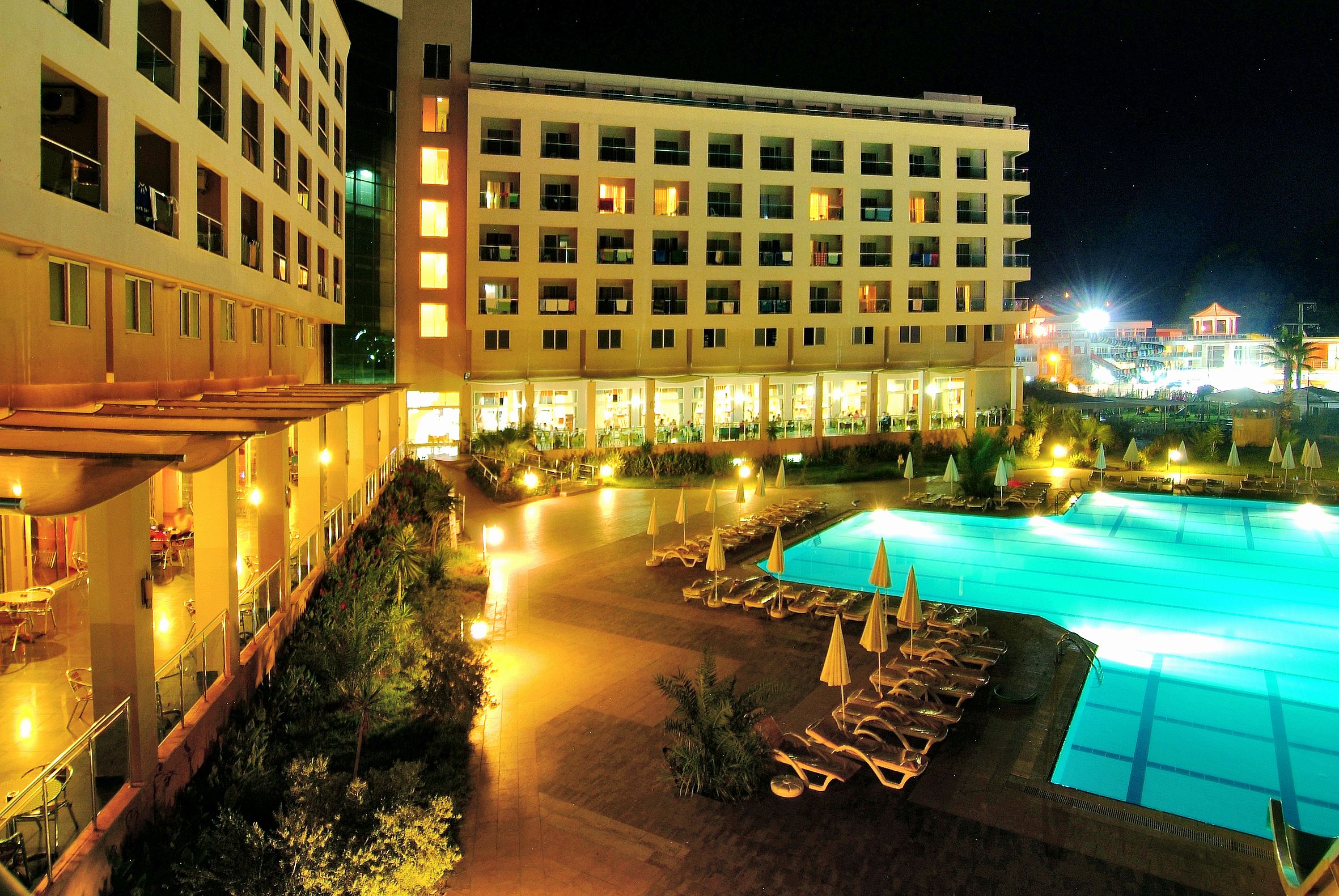 Front of property – evening/night