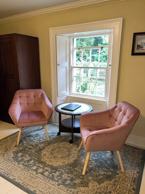 高级双人房, 1 张大床 | 起居区