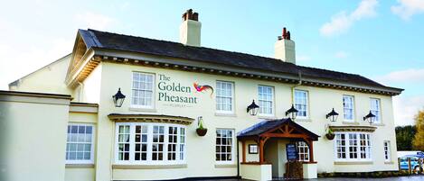 Overnatningsstedets facade