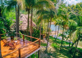 Riverfront Cabana | Balcony