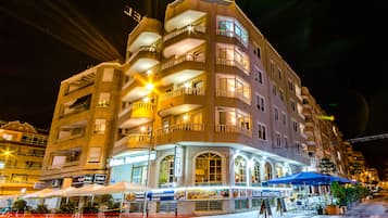Front of property - evening/night