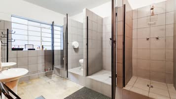 Deluxe Double or Twin Room, 2 Double Beds | Bathroom | Shower, free toiletries, towels