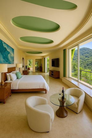In-room safe, iron/ironing board, free WiFi, bed sheets - Villa Armonia Luxury Suites (Puerto Vallarta)