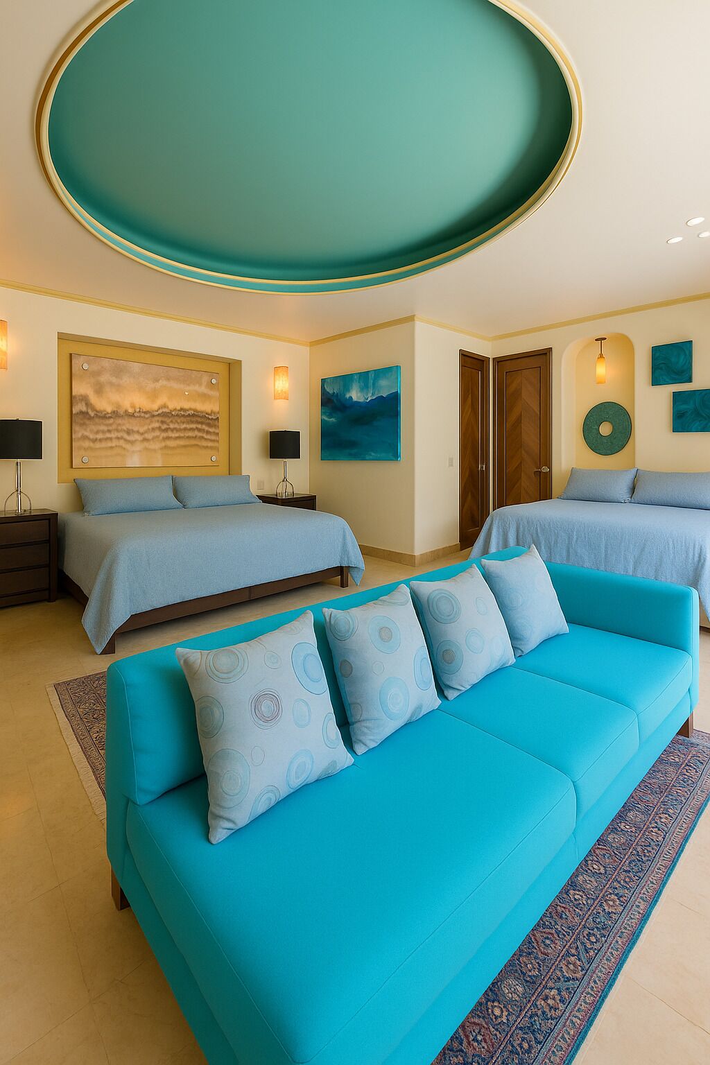 客房內保險箱、熨斗/熨衣板、免費無線上網、床單