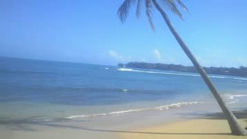En la playa