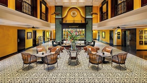 Sitteområde i lobbyen
