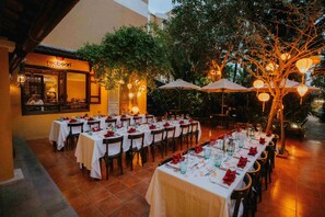 Área externa para casamento
