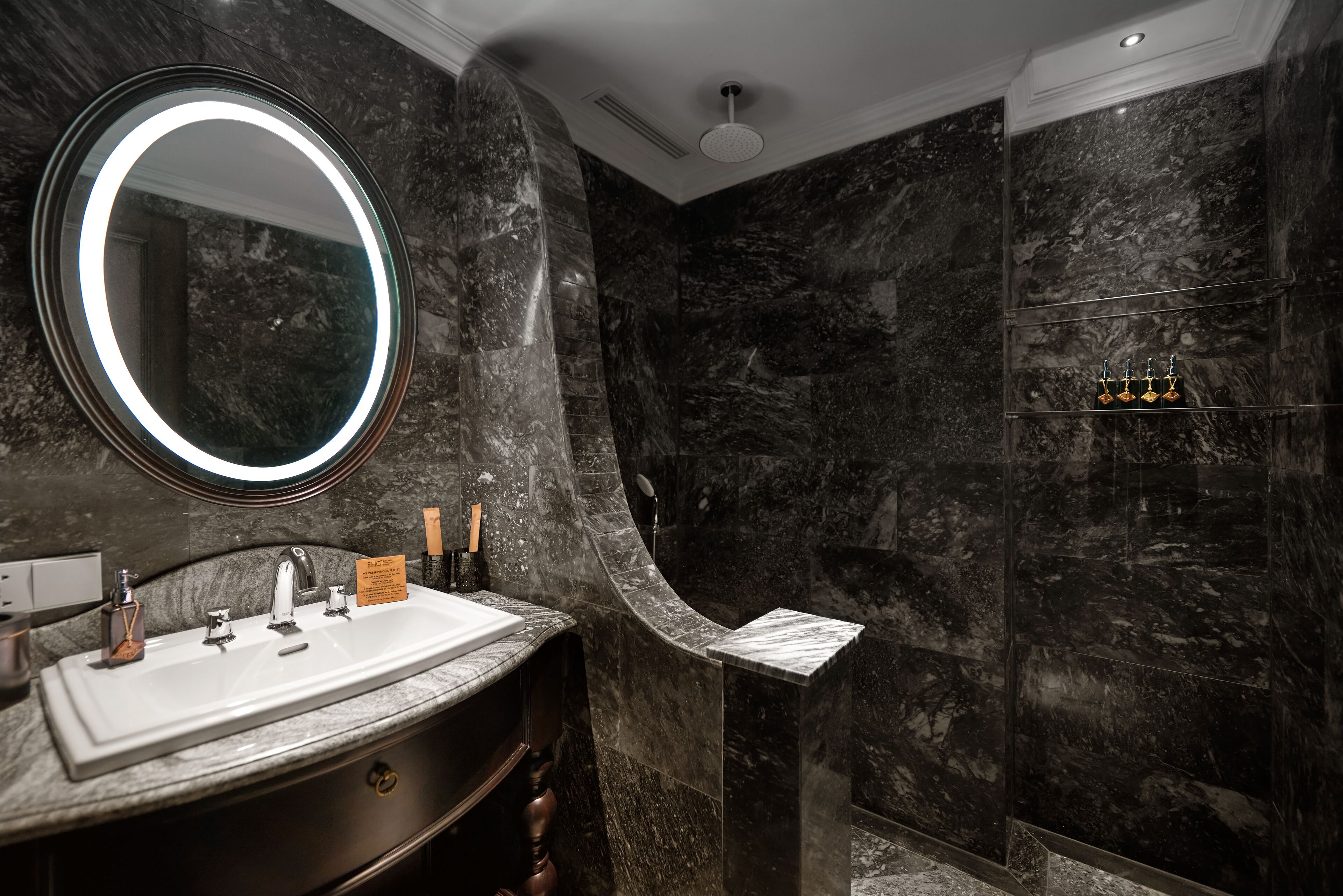 executive duplex suite, club wing | bathroom | hair dryer, bathrobes, slippers, bidet