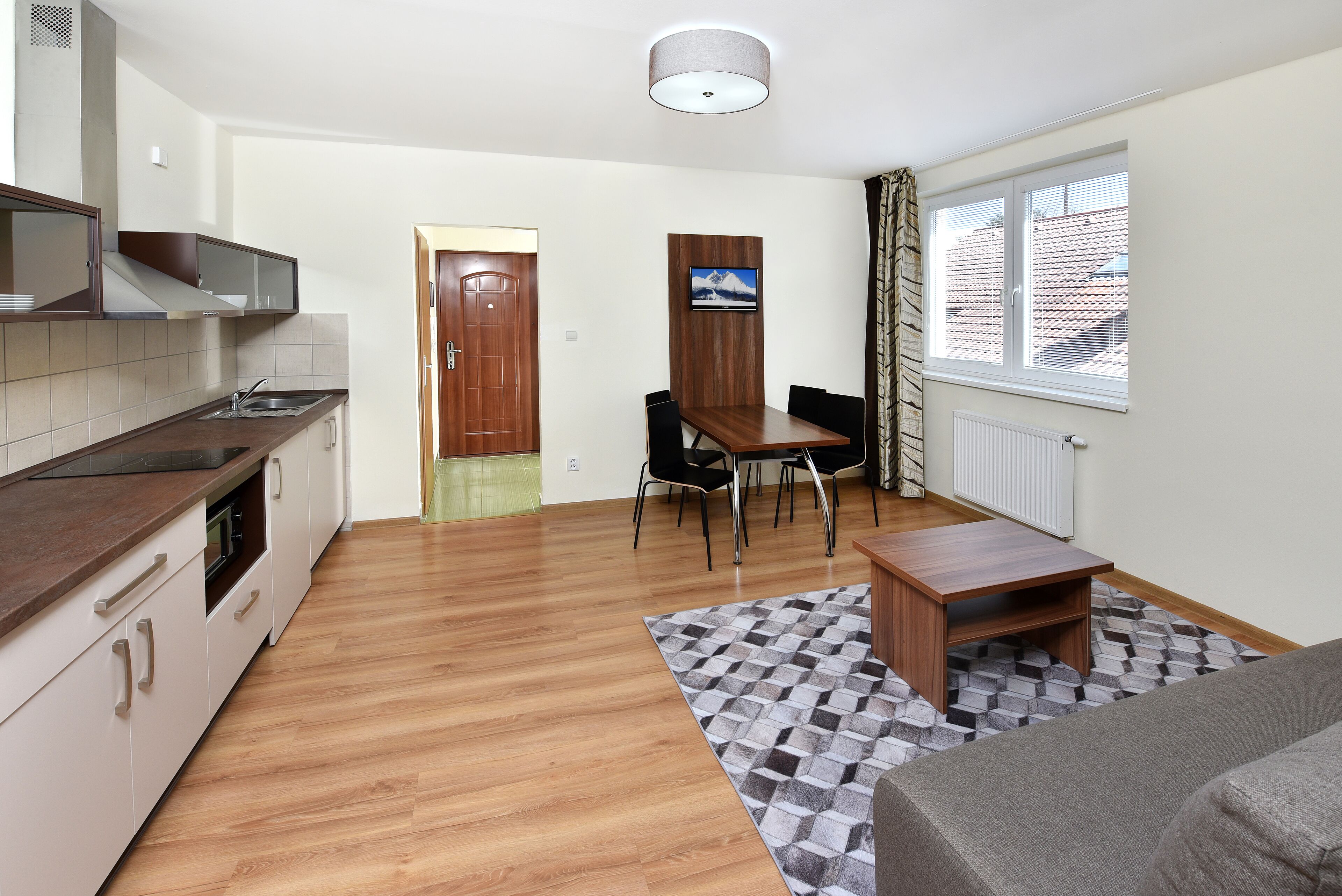 Apartamento familiar, 1 habitación, cocina básica | Vistas desde la habitación