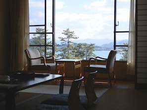 Traditional-Zimmer (Japanese Style) | Ausblick vom Zimmer