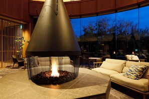 Fireplace - Kasyouen Hotel (Kyotango)
