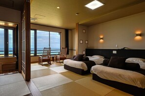 Traditional Room, Sea View | In-room safe, WiFi (free), bed sheets - Yuhigaura Onsen Ryotei KAI (Kyotango)