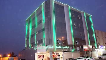 Front of property – evening/night