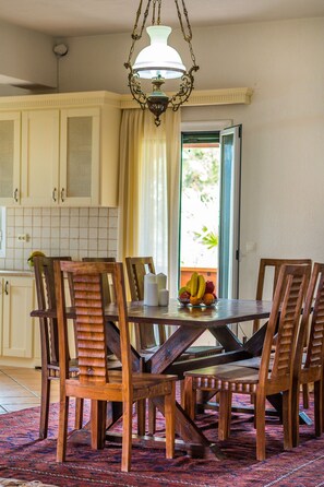 Living area - Villa Niriis (Lefkada)
