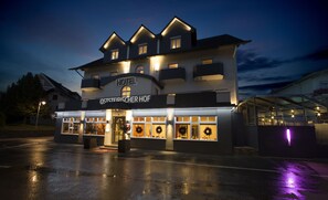 Front of property - evening/night