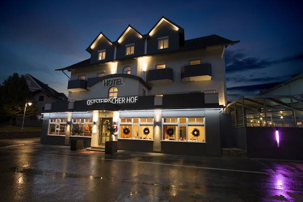 Front of property – evening/night