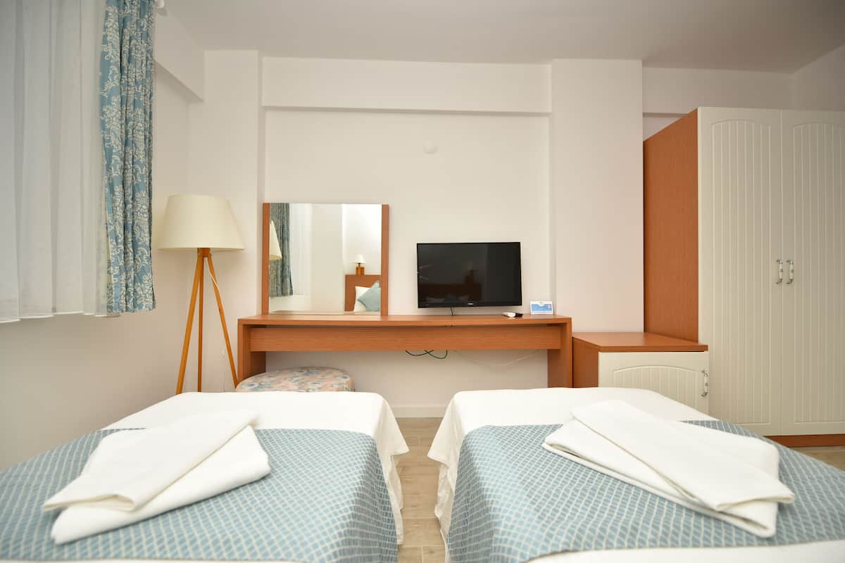 Tweepersoonskamer, voor 1 persoon | Een minibar, een kluis op de kamer, een bureau, gratis wifi