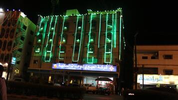 Front of property - evening/night