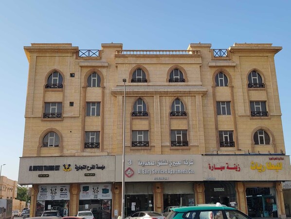 Overnatningsstedets facade