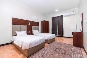 Habitación doble | Camas con pillow-top y caja de seguridad en la habitación 