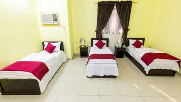 Een strijkplank/strijkijzer, gratis wifi