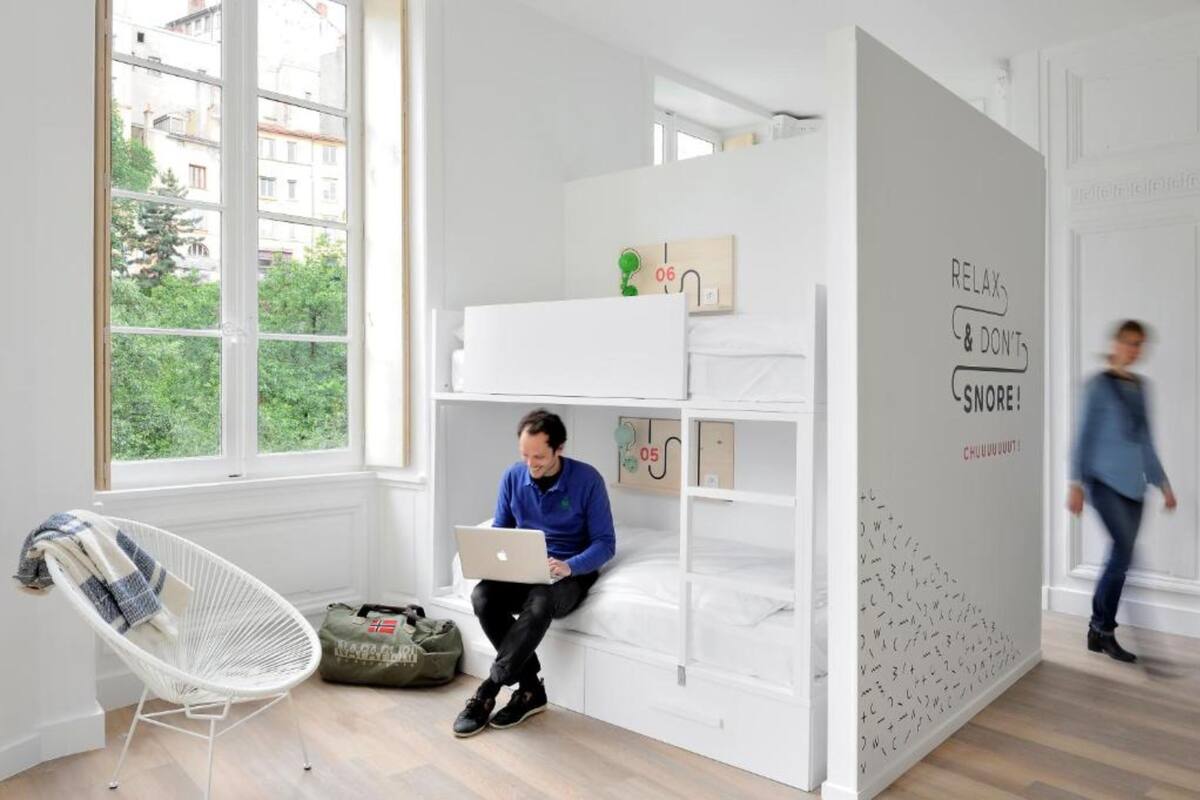 共同ドミトリー 男女共用ドミトリー (12 beds) | 遮光カーテン、WiFi (無料)