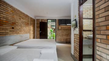 Quarto casal standard | 1 quarto, frigobar, Wi-Fi de cortesia, roupa de cama