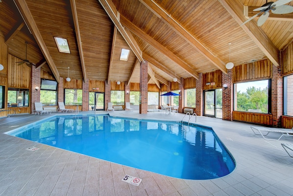 Una piscina techada