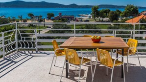 Classic Apartment, 2 Bedrooms, Balcony, Sea View | Terrace/patio - Apartments Maja (Sukosan)