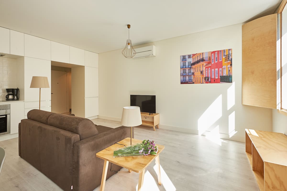 Appartement, 1 slaapkamer | Een bureau, een laptopwerkplek, babybedden (toeslag), gratis wifi