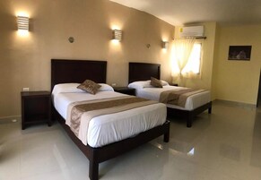 Desk, rollaway beds (surcharge), WiFi (free), bed sheets