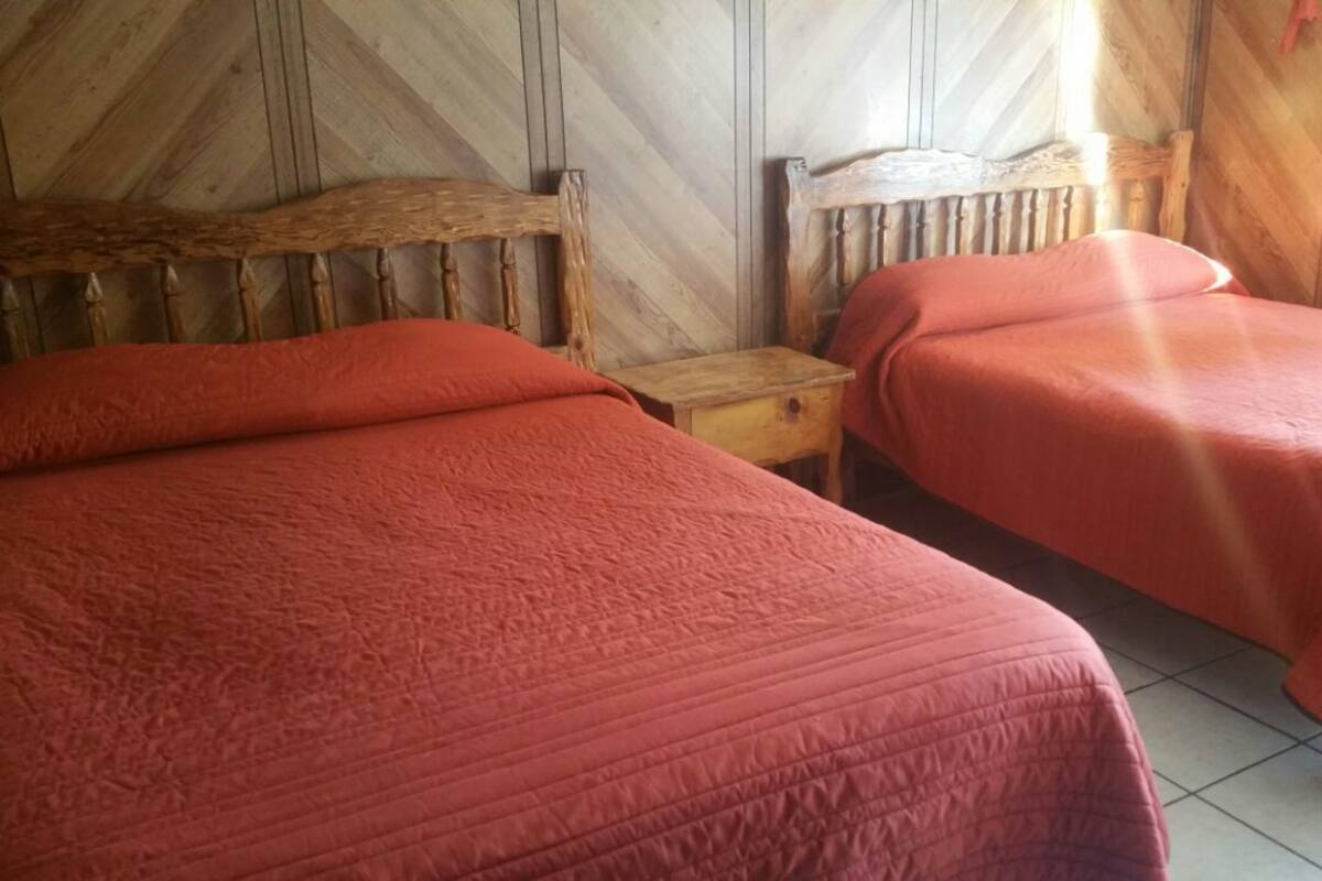 Standard Room, 2 Double Beds | Desk, WiFi (free)