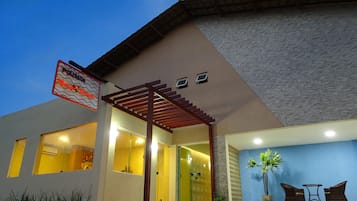 Majoituspaikan julkisivu