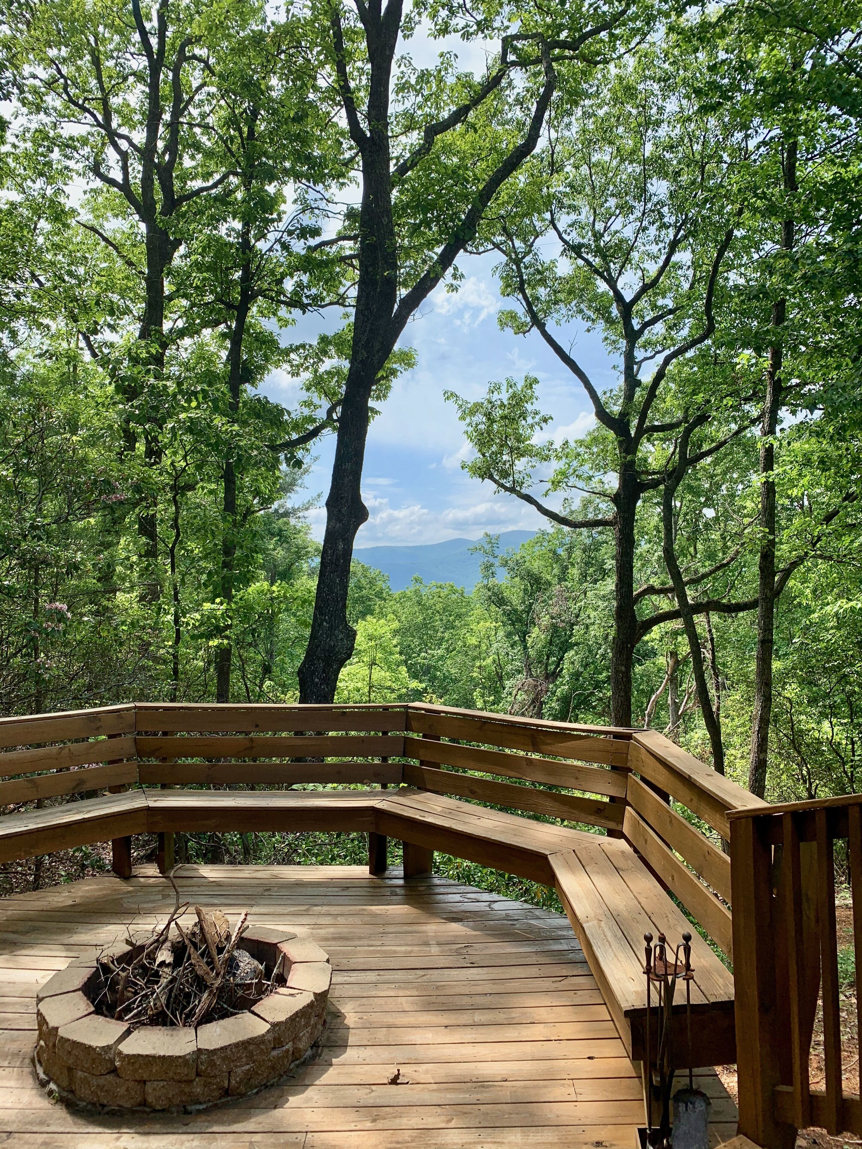 Vue depuis l’hébergement