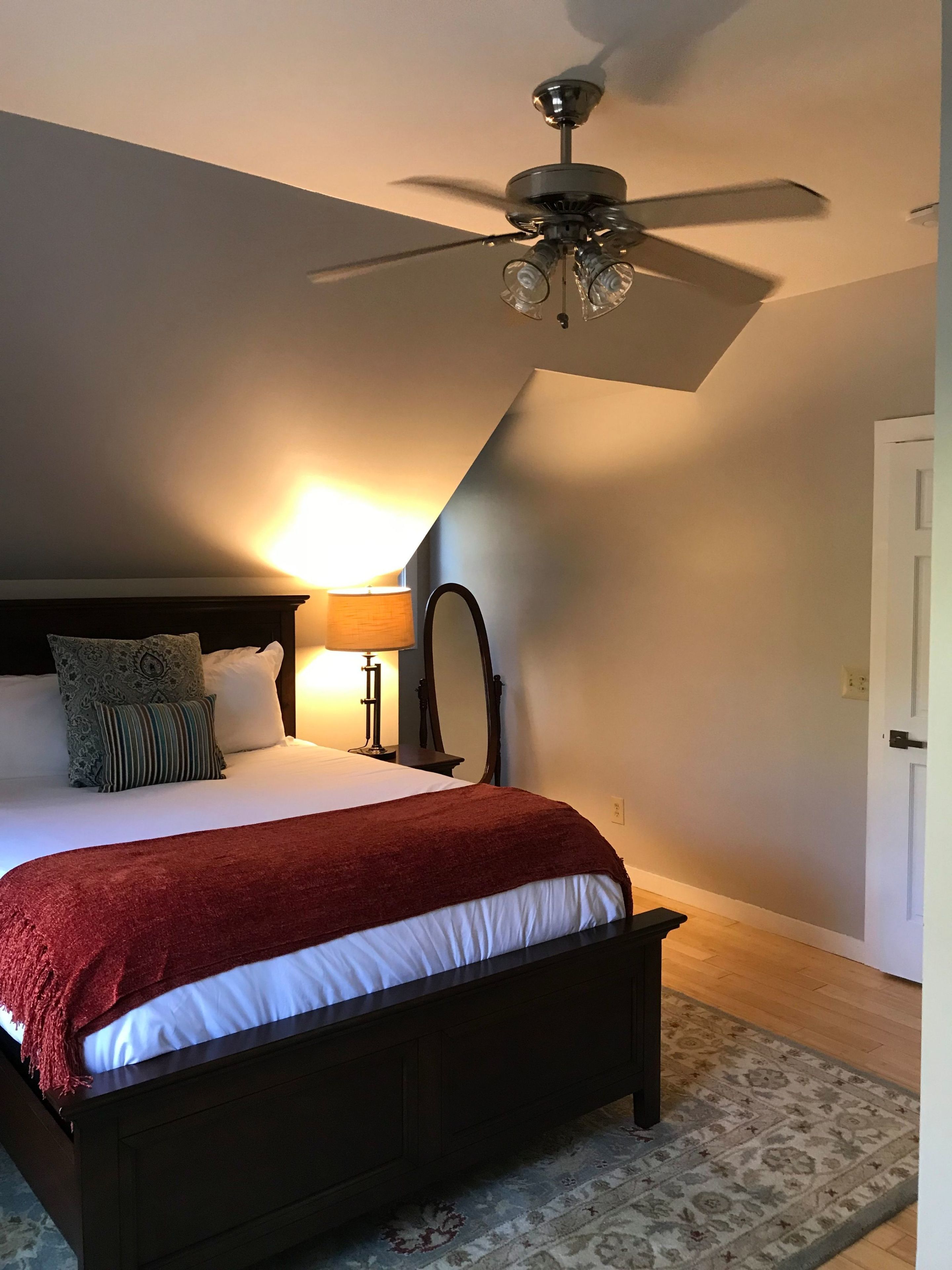 individually decorated, individually furnished, iron/ironing board