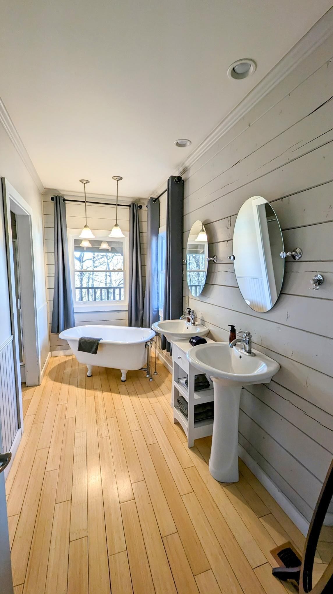 deluxe room, 2 queen beds, refrigerator & microwave | bathroom | free toiletries, hair dryer, towels, soap