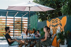 Terrace/patio - El Tigre de Santiago (Mérida)