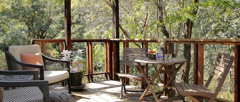 Village Cabin | Balkon