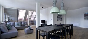 Apartment, 4 Bedrooms | Living area | Flat-screen TV - Hotel Maribor, City apartments (Maribor)