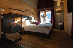 Suite, 1 King Bed, Fireplace | View from room - Mont Chalet Nevada - Hotel & Spa (Livigno)