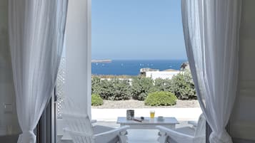 Villa Deluxe, piscine privée, vue mer (Caldera) | Vue de la chambre