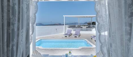 Villa, 3 Bedrooms, Private Pool, Sea View (Caldera)