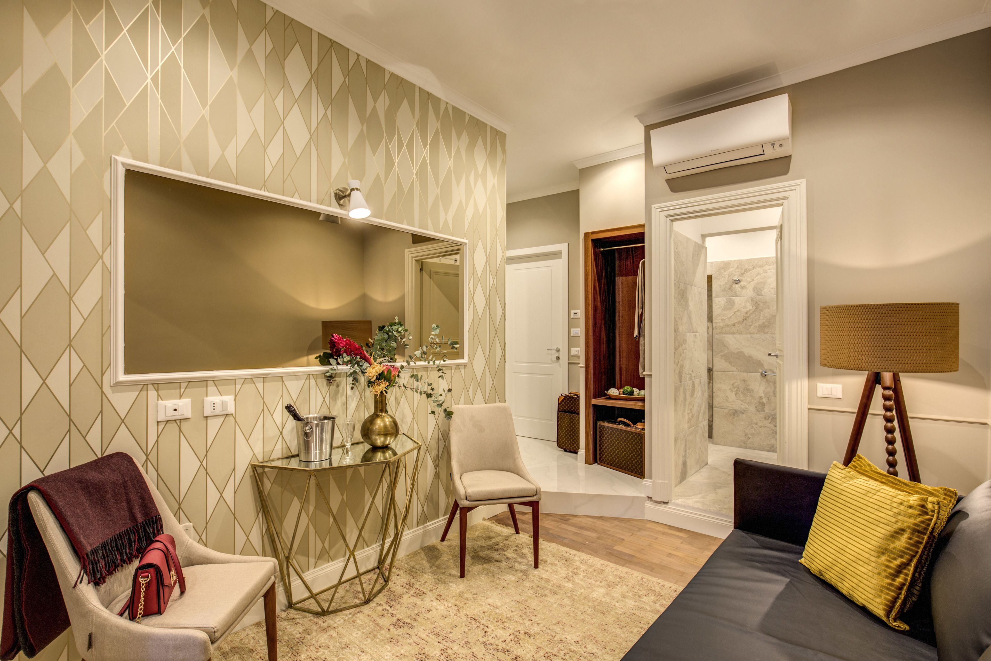 premium bedding, down duvets, minibar, in-room safe