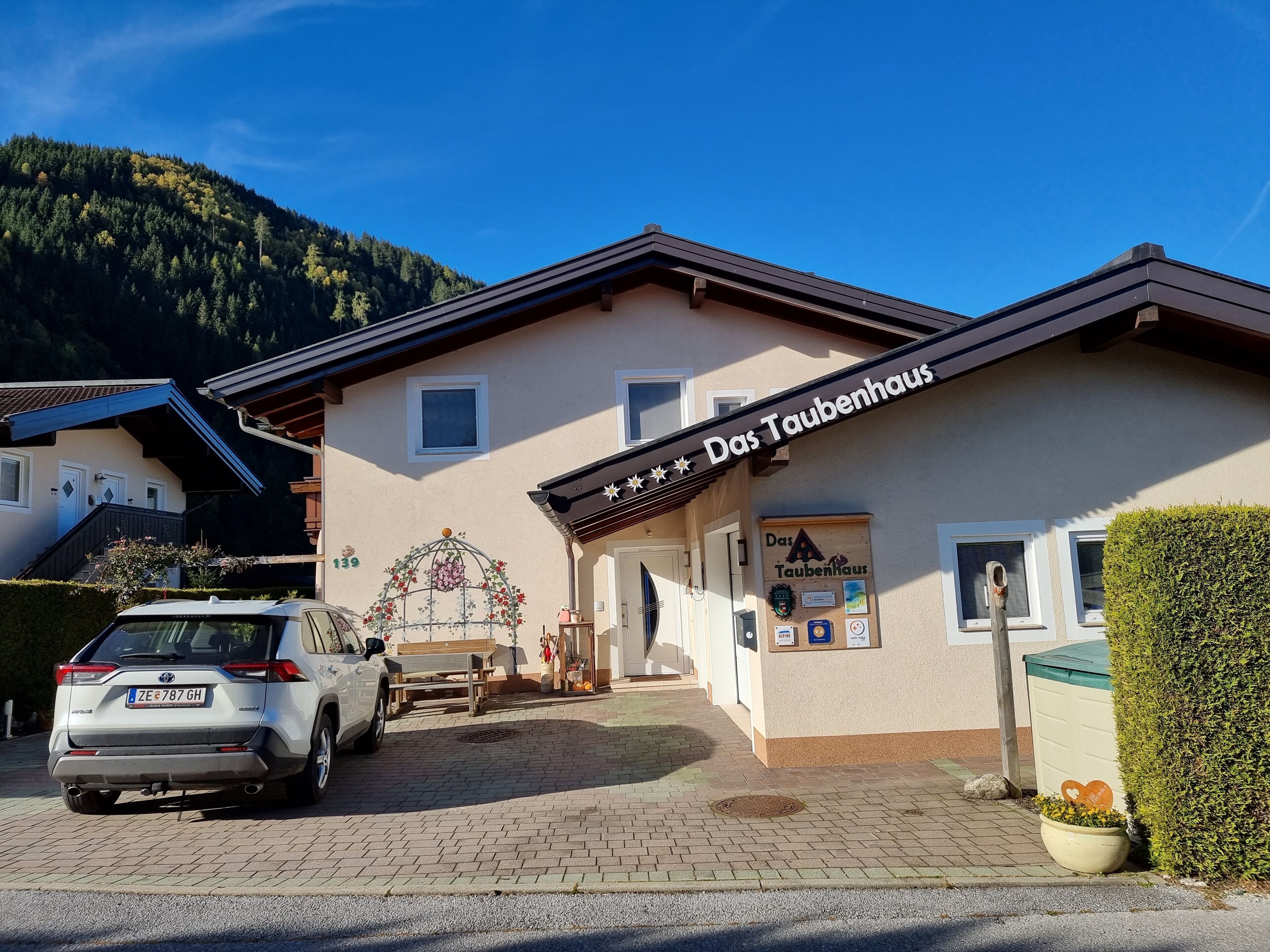 Voorkant van accommodatie