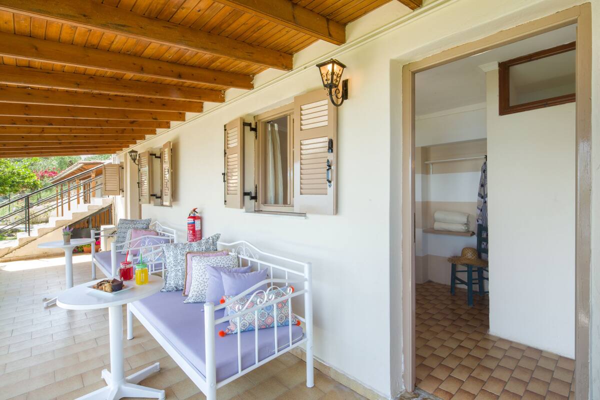 Økonomirom, hageutsikt | Terrasse/patio