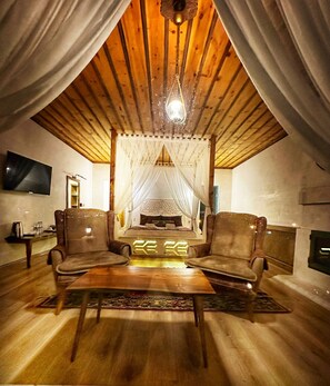 精品客房, 壁炉 | 1 多间卧室、埃及棉床单、高档床上用品、特色装修