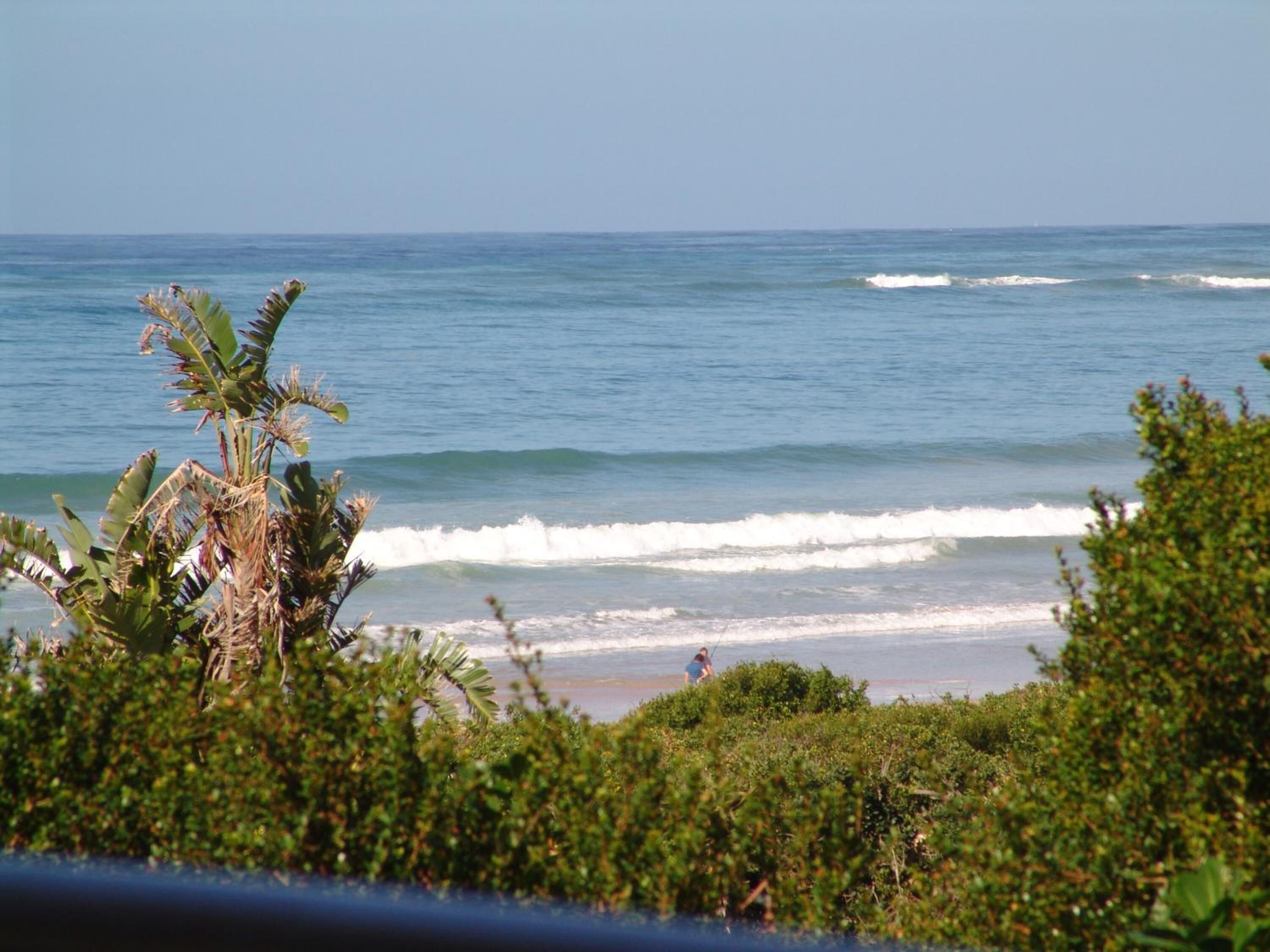 On the beach, white sand